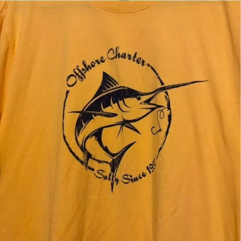 Izod Saltwater Relaxed Classics Offshore Charter Size XL T-Shirt